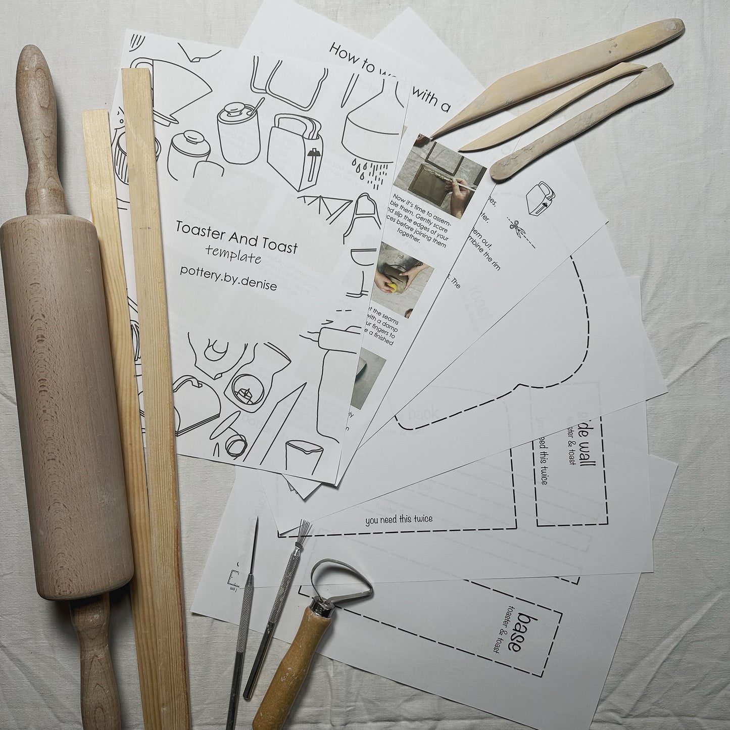 Toaster And Toast Template