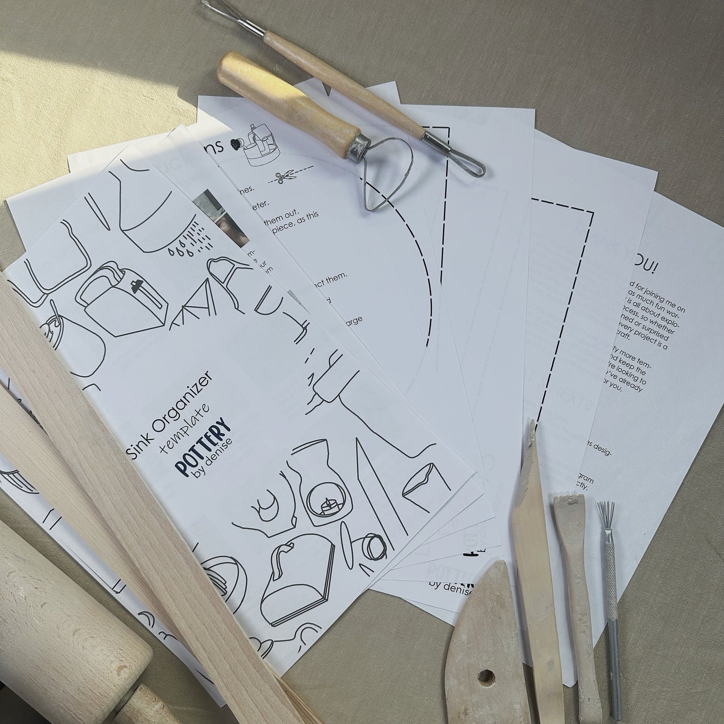 Sink Organizer Template