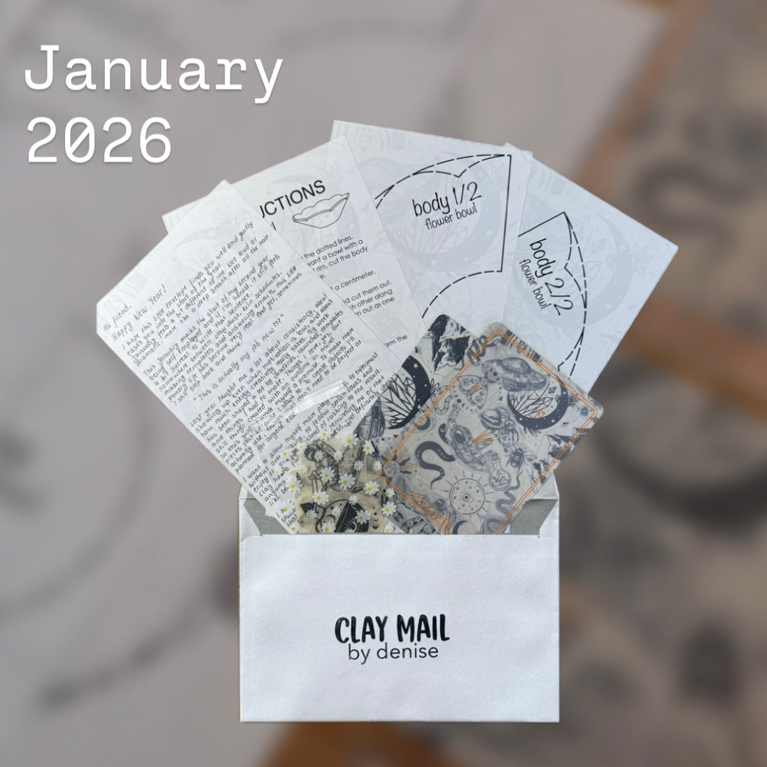 Clay Mail - a monthly letter