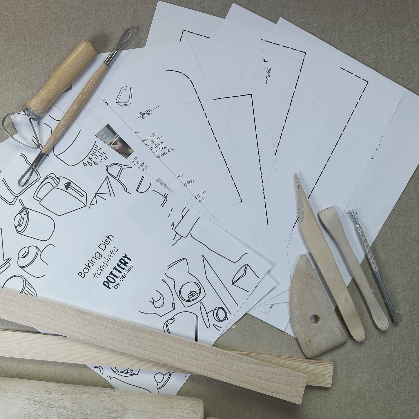 Baking Dish Template