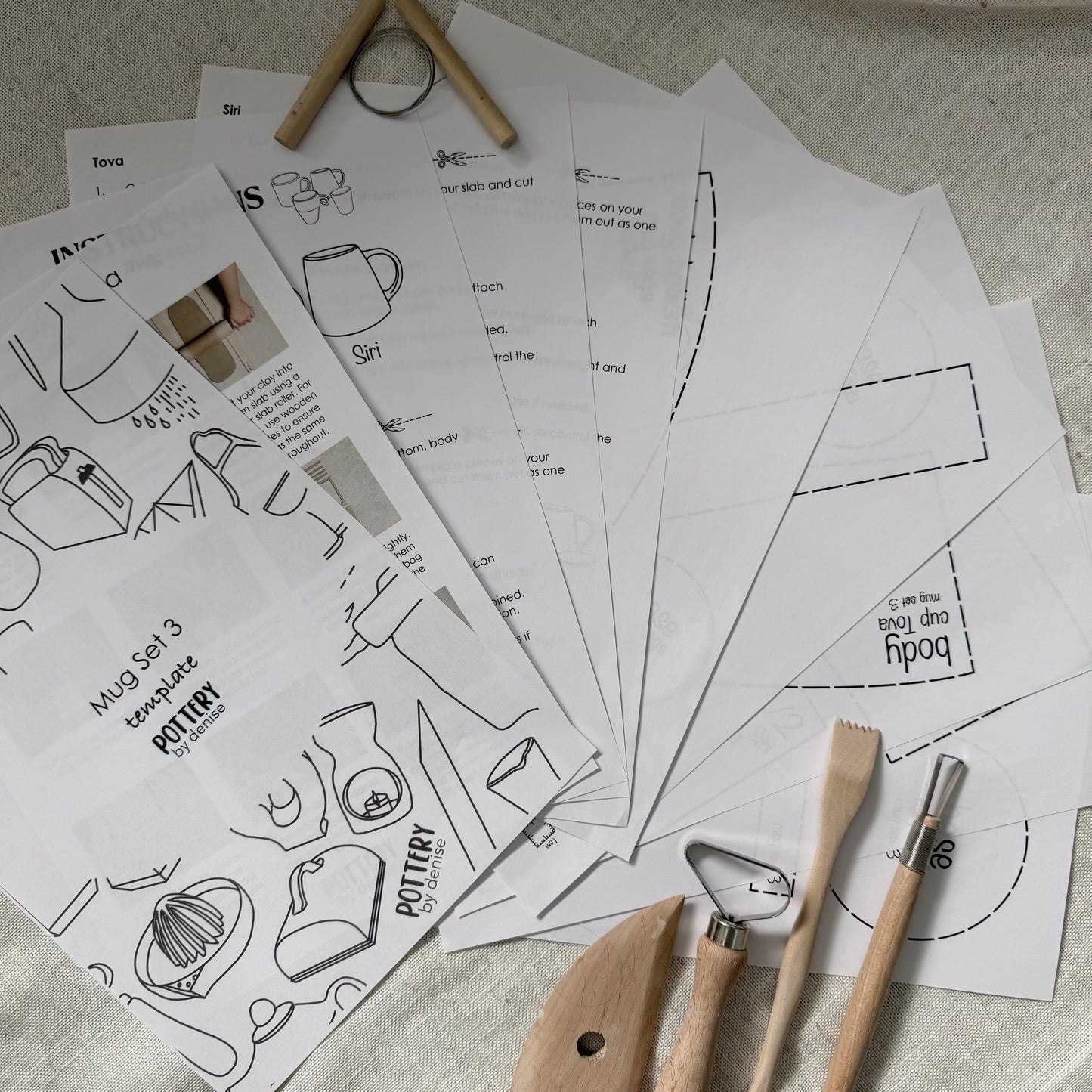 Mug Set 3 Template