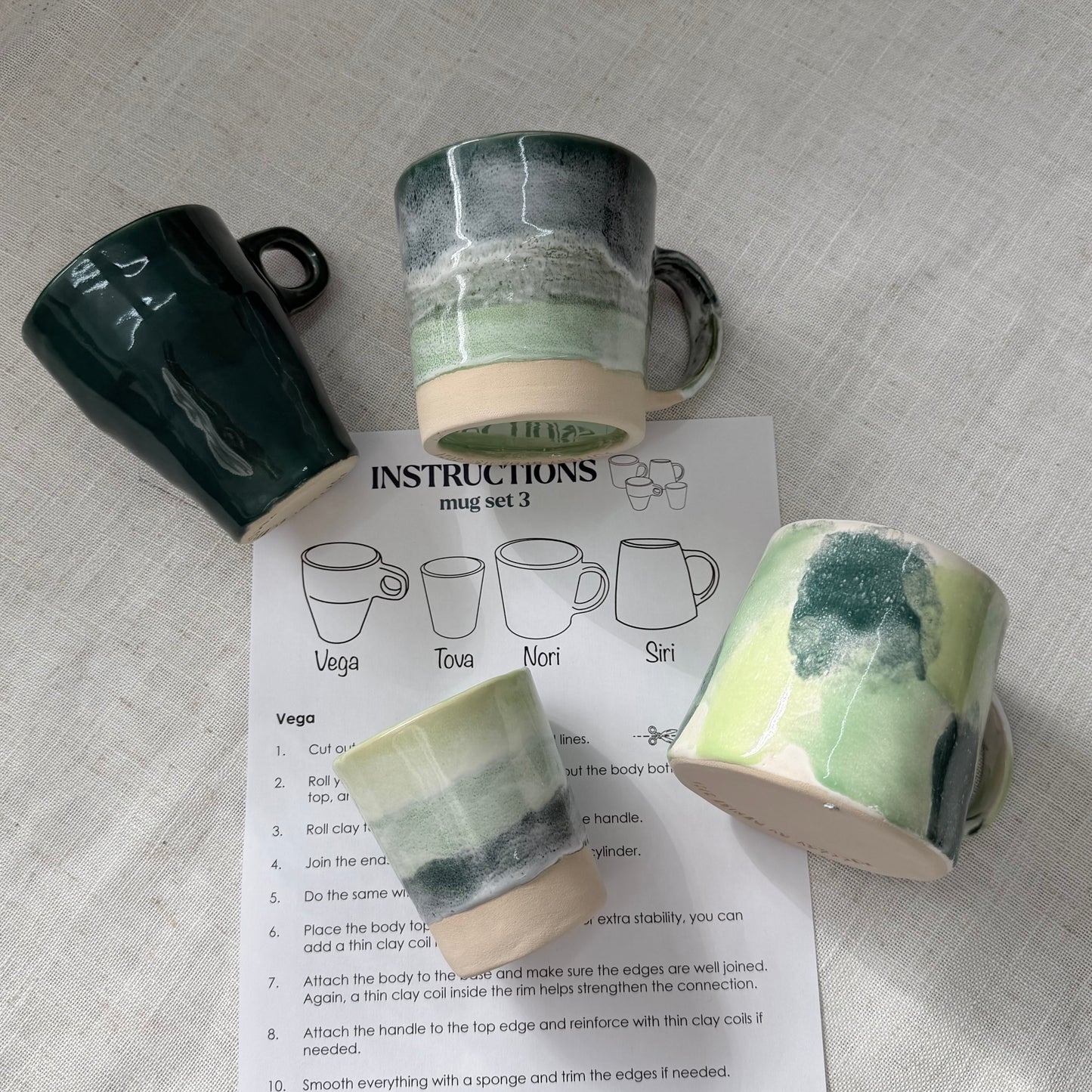 Mug Set 3 Template