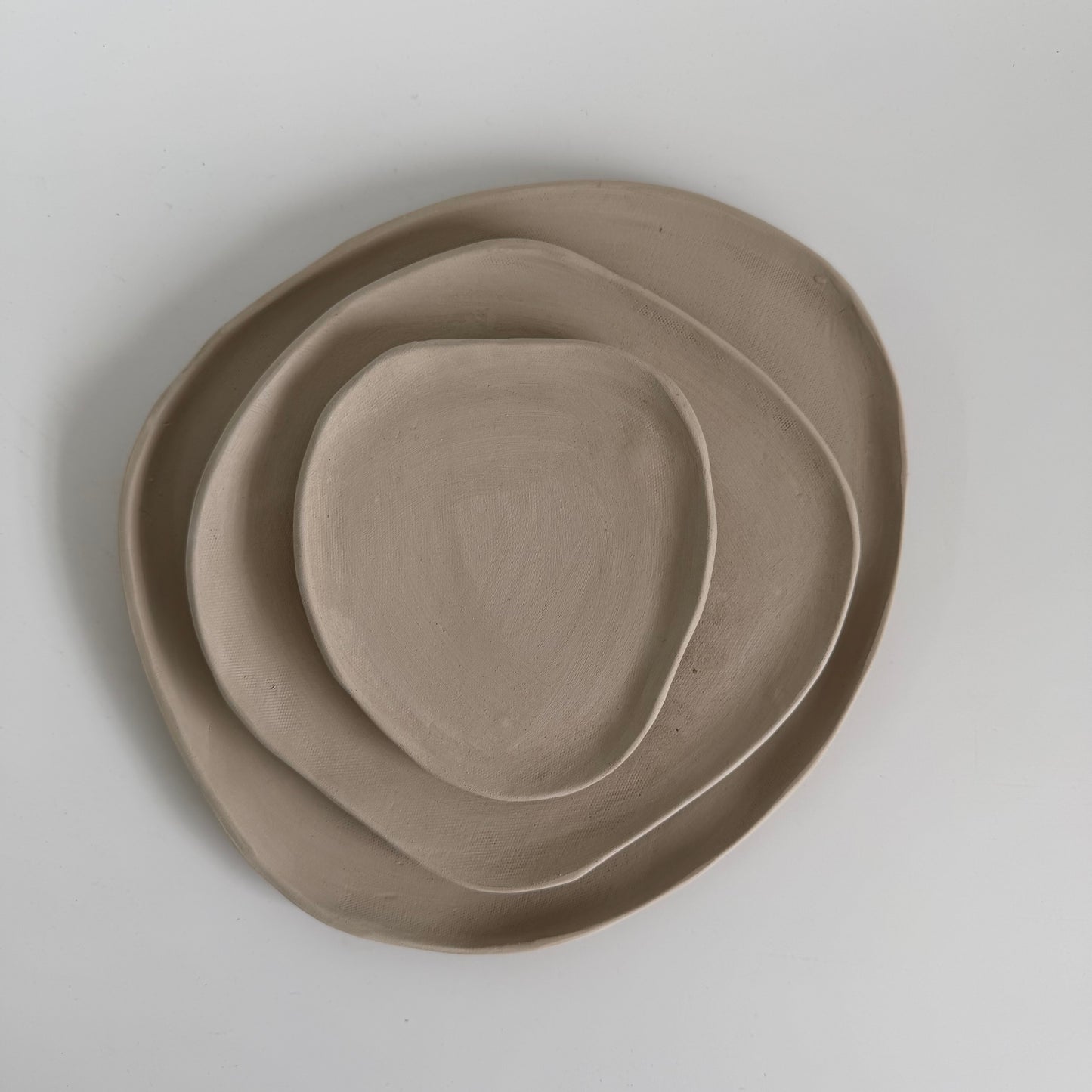 Organic Plate Set Pottery Template