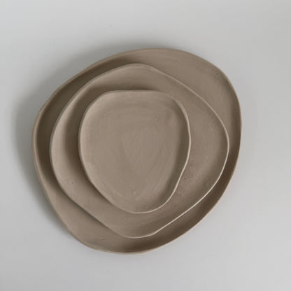 Organic Plate Set Pottery Template