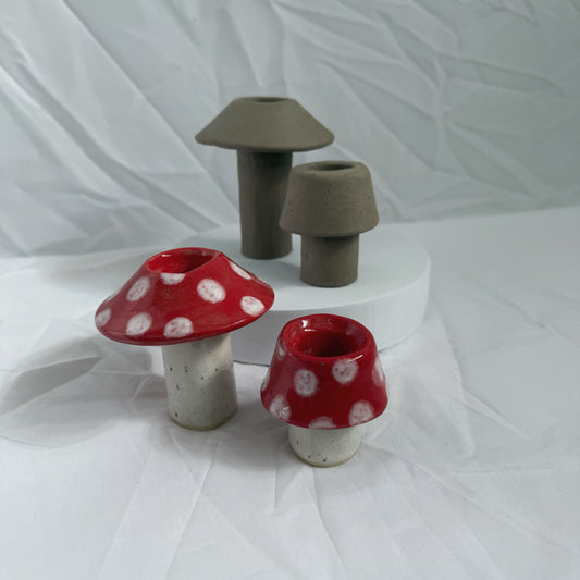 FREE Template: Mushroom Candle Holder