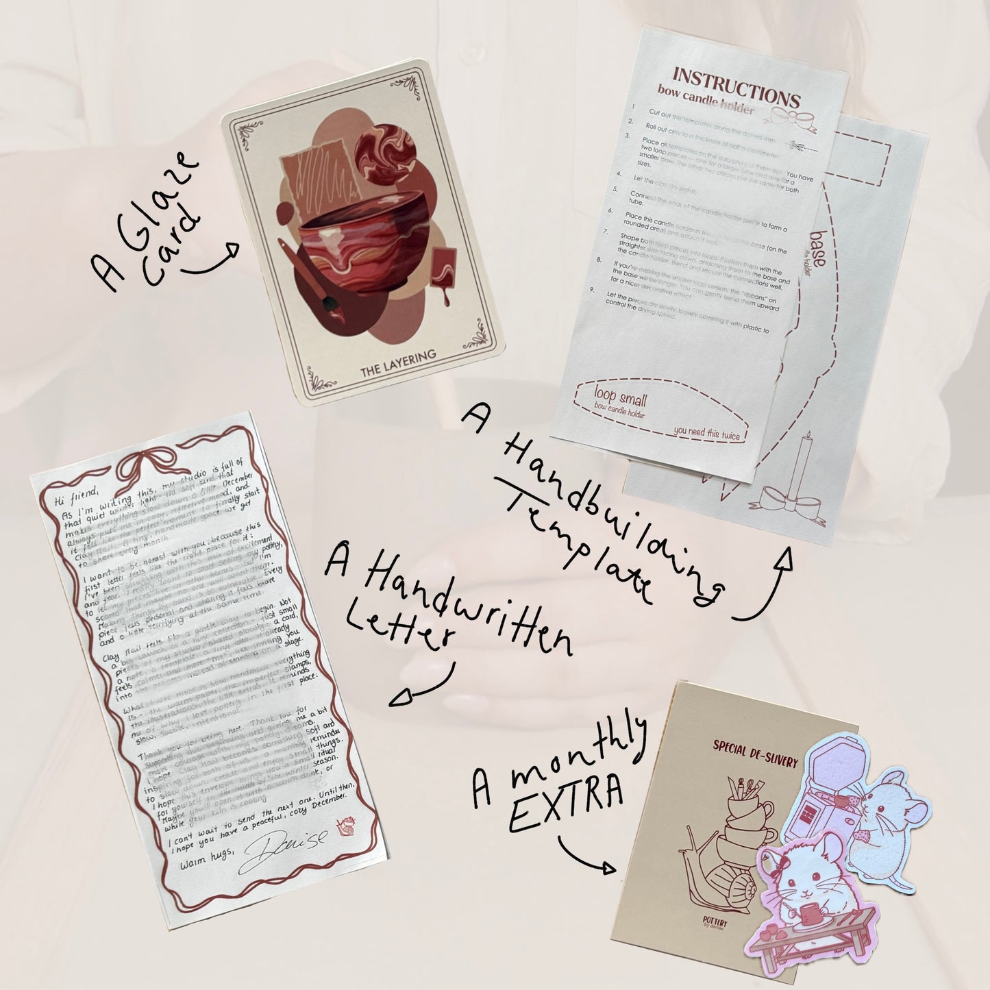 Clay Mail - a monthly letter